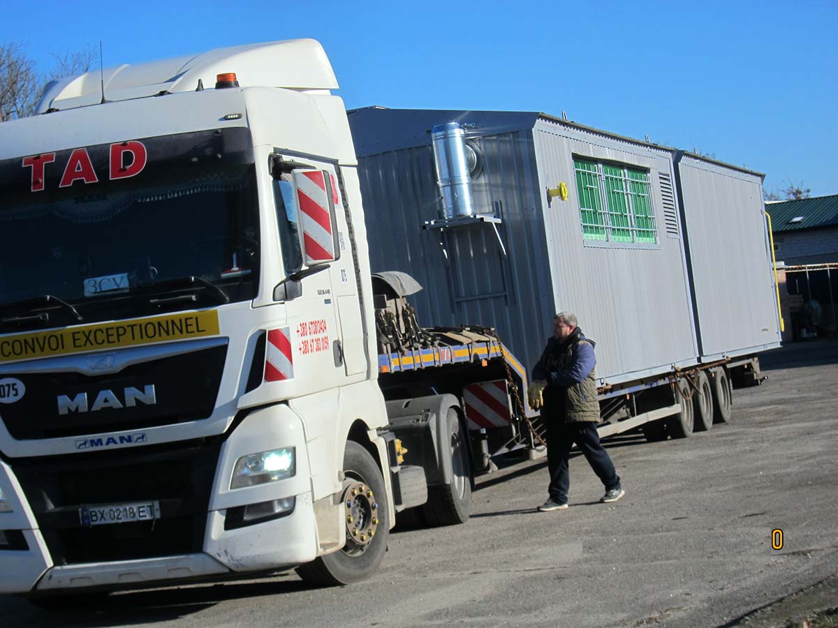 Відвантаження аварійних БМК виробництва Укрінтерм