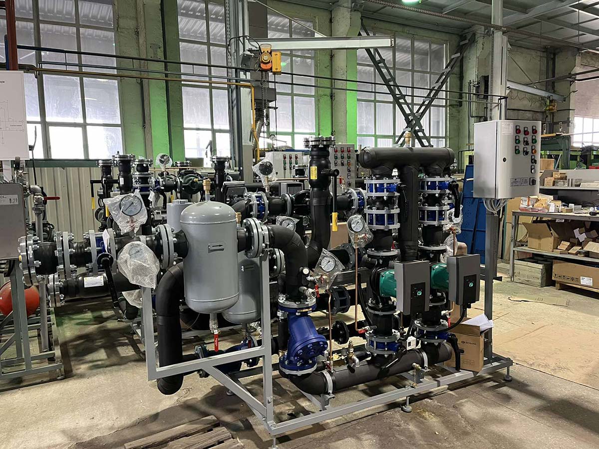 Модульний тепловий пункт МТП-4-65/65-255/О