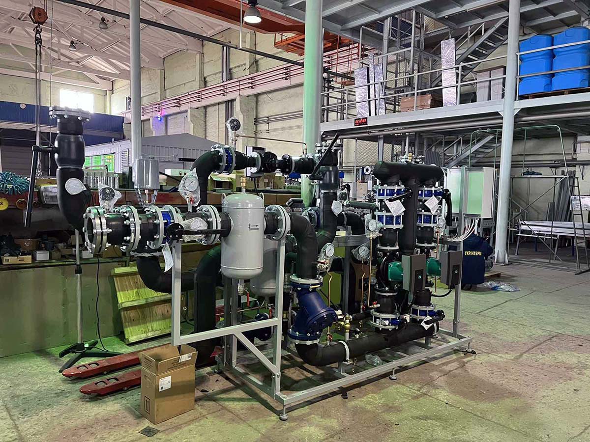 Модульний тепловий пункт МТП-5-125/125-714/О